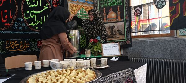 برپایی موکب دانش‌آموزان فراهانی در ایام فاطمیه