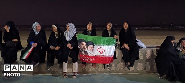 برگزاری تجمع شبانه شهروندان در بندرعباس