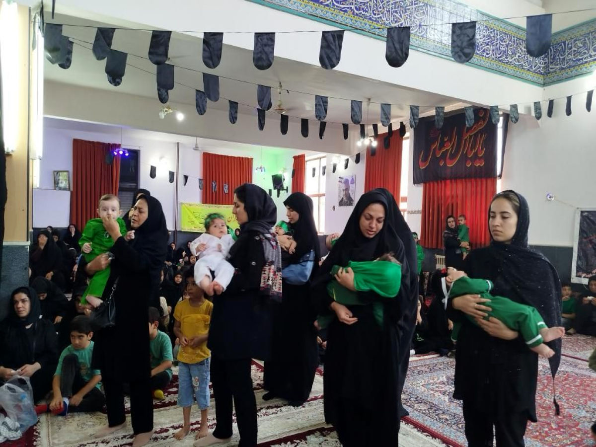 همایش شیرخوارگان حسینی در منطقه رحیم‌آباد