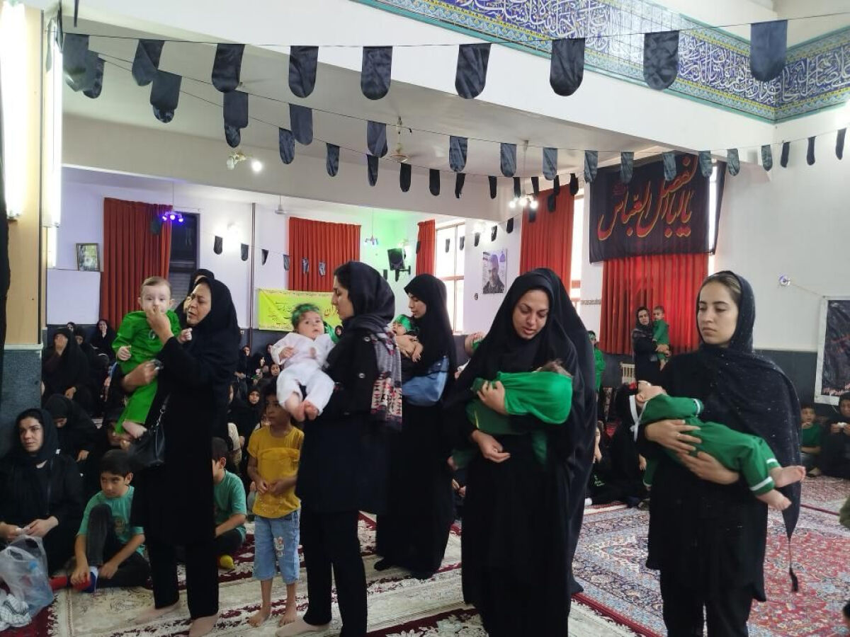 همایش شیرخوارگان حسینی در منطقه رحیم‌آباد