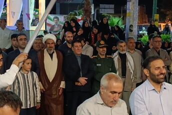 حضور پرشکوه مردم کوهدشت در صدمین شب اجتماعات