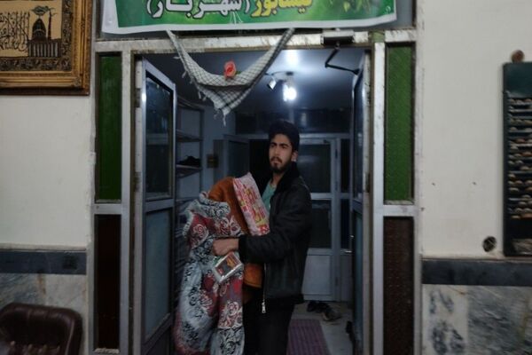 اختتامیه اعتکاف دانش‌آموزی در مسجد جامع شهر بار نیشابور