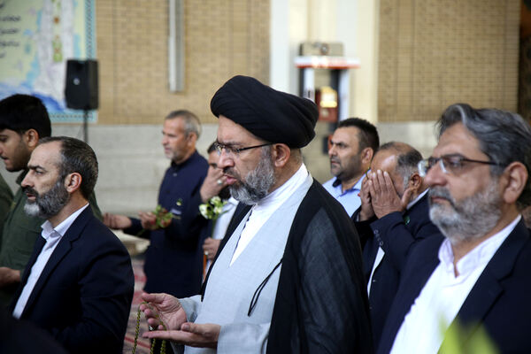 آیین گرامیداشت سالروز طوفان الاقصی با حضور کارکنان پلیس در قم