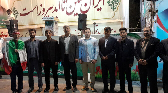 هم‌صدا در میادین وخیانهای شهر کوهدشت در صدو ششمین شب مقاومت
