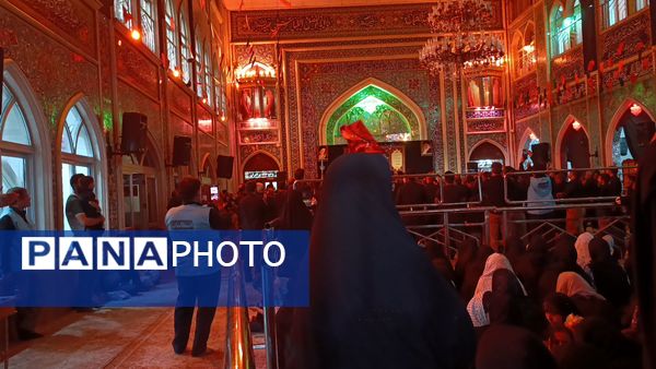 مراسم عزاداری امام حسین (ع) در شب تاسوعای حسینی 