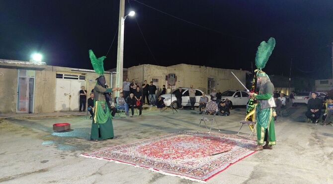 سورانه؛ آینه‌دار حماسه ساقی کربلا در شب اربعین
