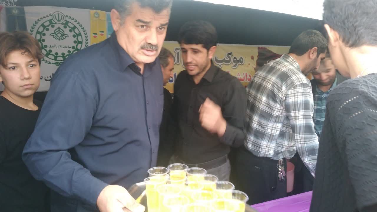 برپایی موکب نهادهای اداره آموزش و پرورش در شیروان