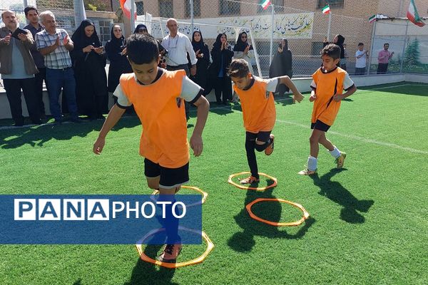 افتتاح زمین چمن مدرسه امام رضا(ع) پردیس