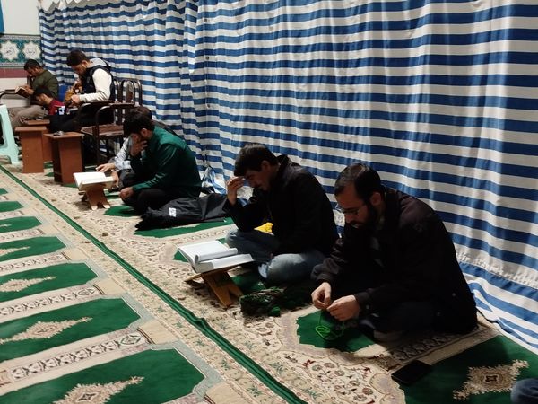 مراسم احیای نیمه شعبان در روستای ظفرآباد 