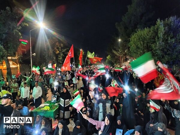 اجتماعات شبانه مردم شهرستان نیشابور بار دگر در قاب پانا 