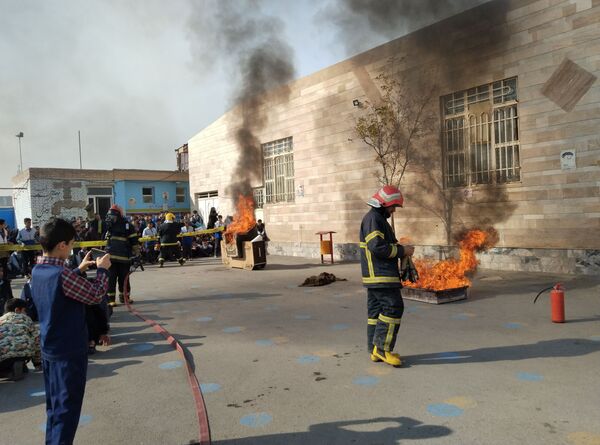مانور سراسری زلزله در رضویه