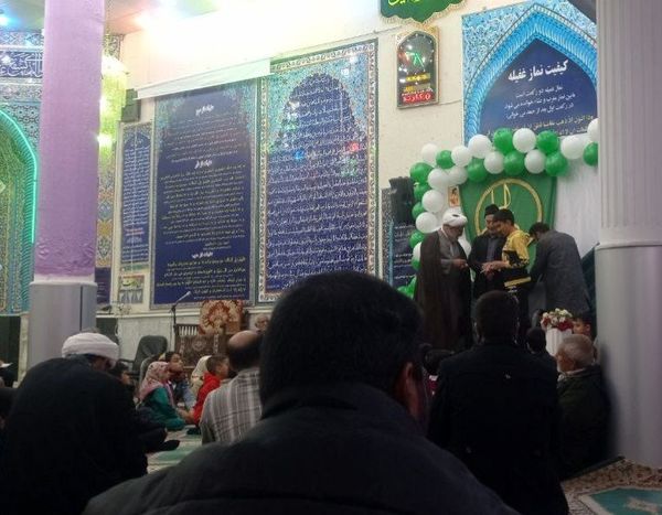 اختتامیه اعتکاف دانش‌آموزی در مسجد ابوالفضل زاهدان