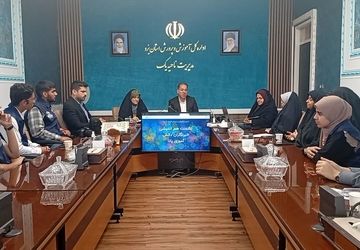 برگزاری جلسه هم اندیشی دانش آموز خبرنگاران پانا با مدیر آموزش و پرورش ناحیه یک و رئیس سازمان دانش آموزی استان یزد