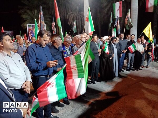 مردم فین هرمزگان با آرمان‌های انقلاب اسلامی