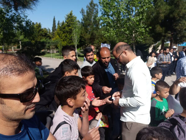 همایش پیاده‌روی خانوادگی در شهر جعفریه قم 