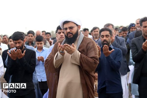 برگزاری نماز عید فطر در شهرستان ریگان