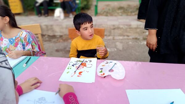 برپایی موکب کودکان و نوجوانان عاشورایی کانون پرورش فکری در یاسوج