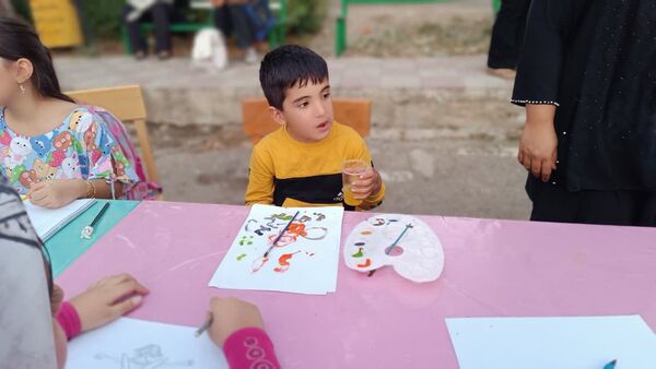برپایی موکب کودکان و نوجوانان عاشورایی کانون پرورش فکری در یاسوج
