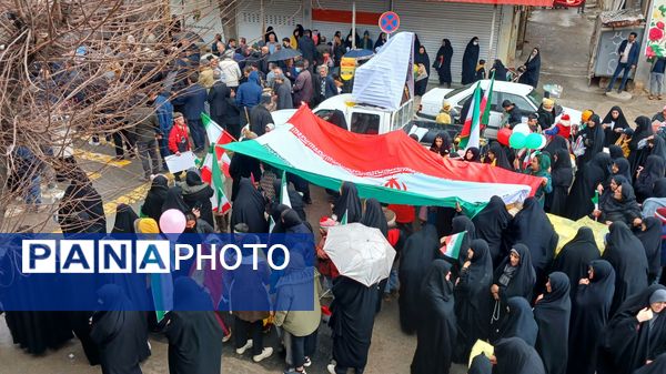 راهپیمایی ۲۲ بهمن در شهرستان فارسان