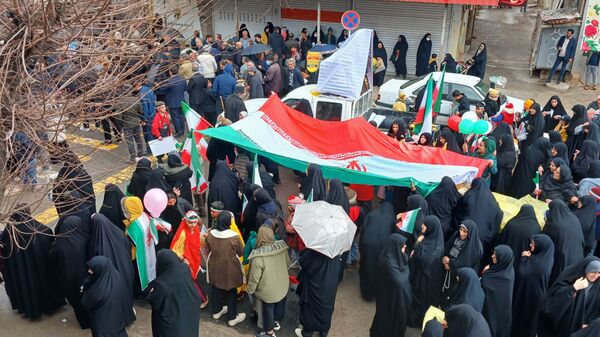 راهپیمایی ۲۲ بهمن در شهرستان فارسان