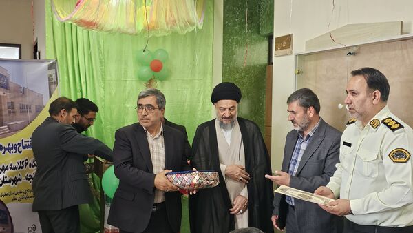  آیین افتتاح مدرسه 6 کلاسه مهر عظام روستای گنجه