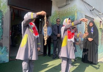 شور و شکوه پیشتازان در مدرسه یوسفیان آمل