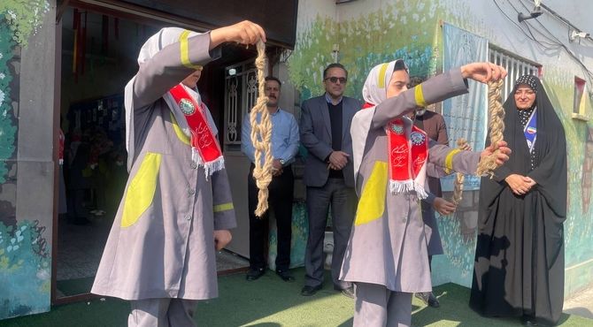 شور و شکوه پیشتازان در مدرسه یوسفیان آمل