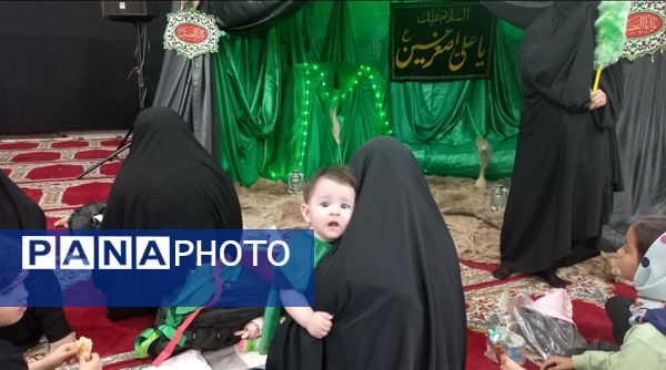 شیرخوارگان حسینی در مسجد جامع امام محمدباقر (ع)