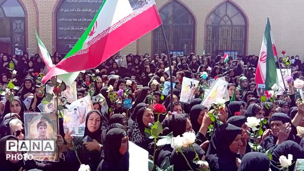 تشییع پیکر مطهر شهید علی کیانی در یاسوج 
