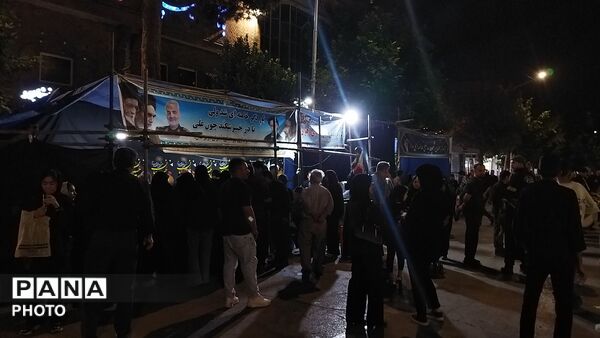 موکب شهدای روستای آهوان در چهارمین شب ماه محرم ۱۴۰۵