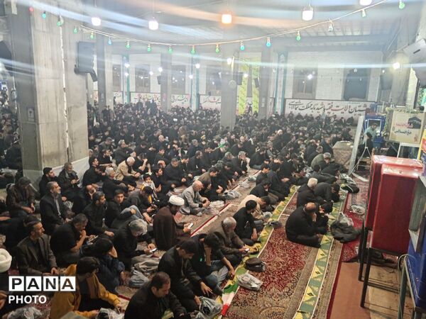 مراسم عزاداری برای شهادت امام خامنه ای در نیشابور 