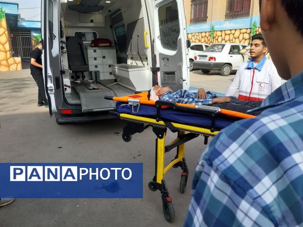 مانور زلزله و ایمنی در مدارس شهرستان ورامین 