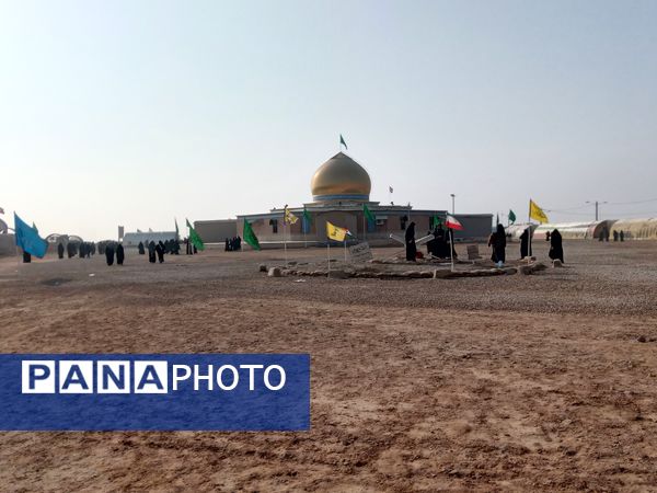 بازدید دانش آموزان خادم الشهدا از طلائیه 