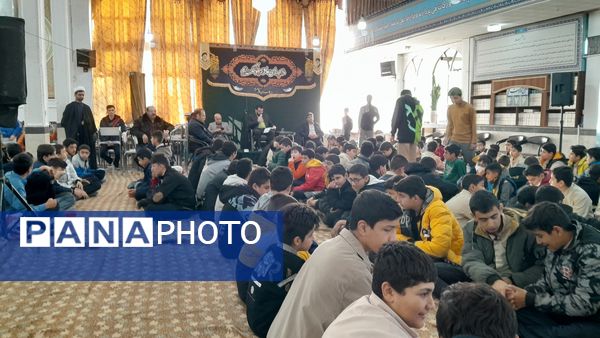 عزاداری شهادت حضرت فاطمه زهرا(س) در دبیرستان ابوریحان یک نیشابور