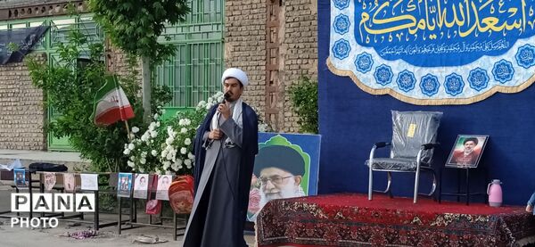 جشن زیبای  میلاد امام رضا(ع)در مسجد چهارده معصوم الغدیر 
