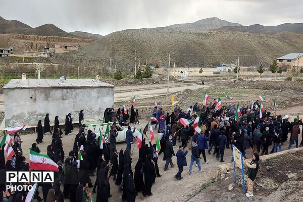 مراسم راهپیمایی اربعین شهادت قائد امت در شهر بار نیشابور-۱