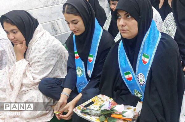 زنگ نماز در هنرستان حضرت معصومه شهرستان شیروان