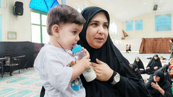  مراسم شیرخوارگان حسینی در شهرستان مارگون