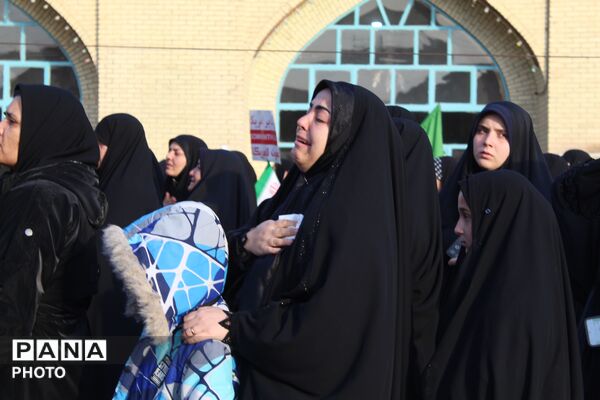 آیین سوگواری شهادت قائد امت در نیشابور 