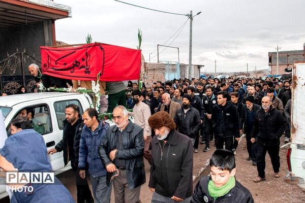 مراسم بدرقه شهید گرانقدر وحید عباسی