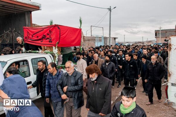 مراسم بدرقه شهید گرانقدر وحید عباسی