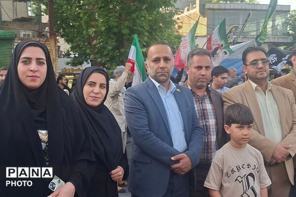اجتماع سراسری «اقتدار ایران سرافراز» جان فدایان امام رضایی شهرستان ورامین