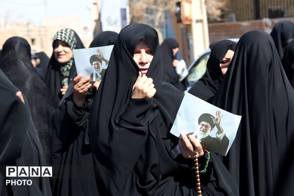 قیام مردم انقلابی شهر کهک قم به خونخواهی رهبر شهید 