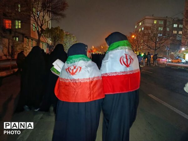 مردم محله انصار فریاد مقاومت در برابر تجاوزات اسرائیل را طنین‌انداز کردند