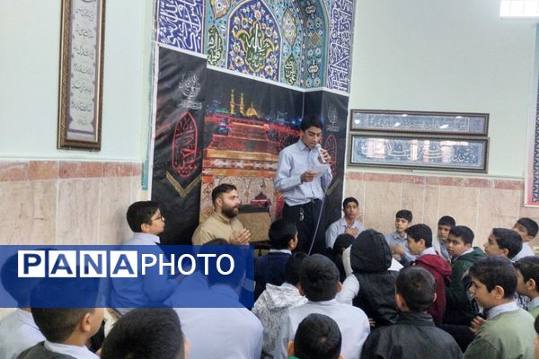 طنین «یا فاطمه(س)» در مدرسه شهید چمران