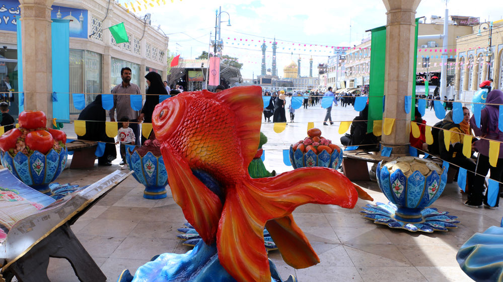 خدمات‌رسانی ستاد تسهیلات و راهنمای زائران نوروزی در قم