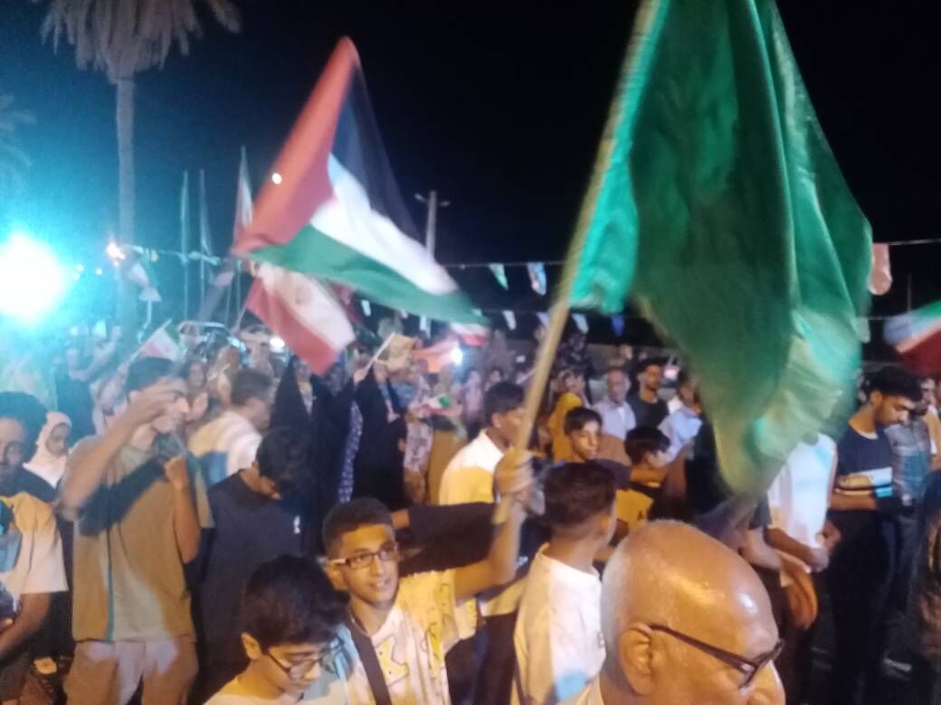 جشن عید غدیر در محله مارم باغ‌شهر فین