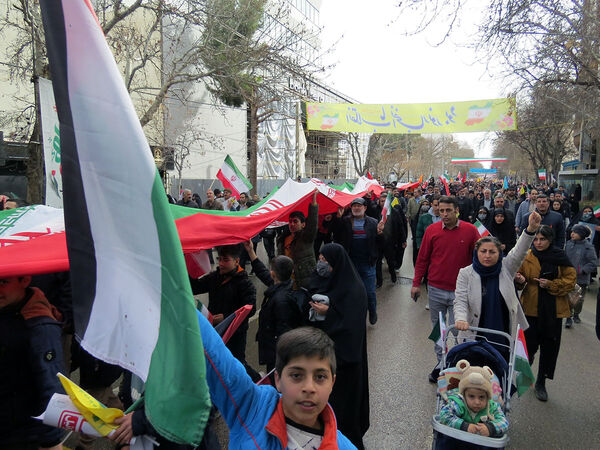 راهپیمایی روز ۲۲بهمن شهرستان بجنورد