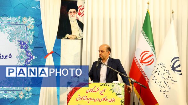 خشت گذاری ۵ پروژه‌ عمرانی منطقه ۵ آموزش و پرورش شهر تهران