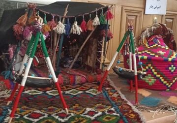 نمایشگاه اقتصاد مقاومتی به میزبانی بسیج ناحیه عشایری شهید اشرفی چاتر